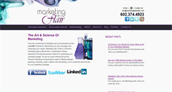 Desktop Screenshot of marketingwithaflair.com